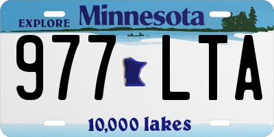 MN license plate 977LTA