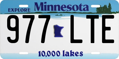 MN license plate 977LTE