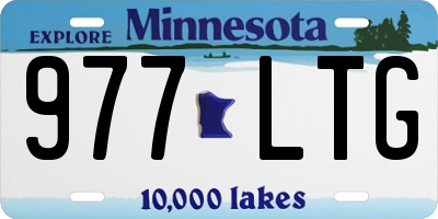 MN license plate 977LTG
