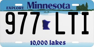 MN license plate 977LTI