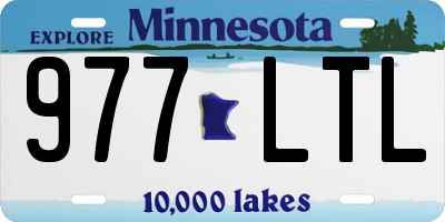 MN license plate 977LTL