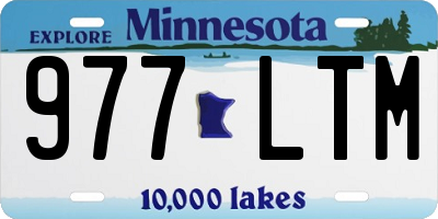 MN license plate 977LTM