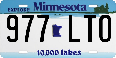 MN license plate 977LTO