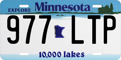 MN license plate 977LTP