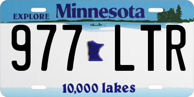MN license plate 977LTR