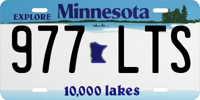 MN license plate 977LTS