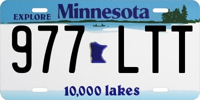 MN license plate 977LTT