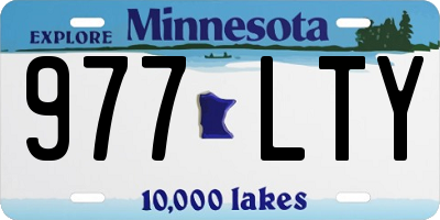 MN license plate 977LTY