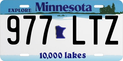 MN license plate 977LTZ