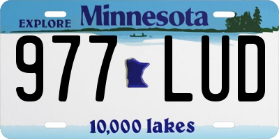 MN license plate 977LUD