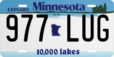 MN license plate 977LUG