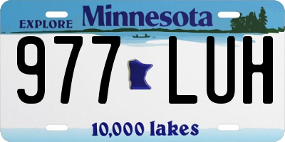 MN license plate 977LUH