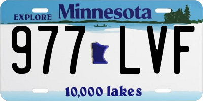 MN license plate 977LVF