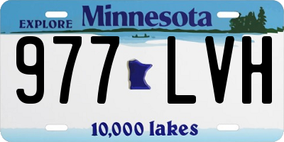 MN license plate 977LVH