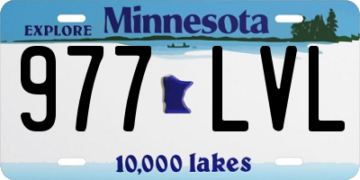 MN license plate 977LVL