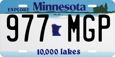 MN license plate 977MGP