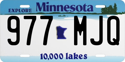 MN license plate 977MJQ