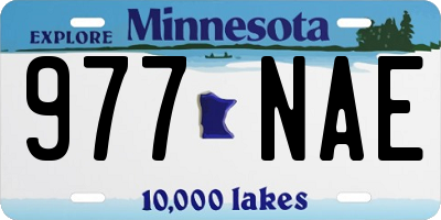 MN license plate 977NAE