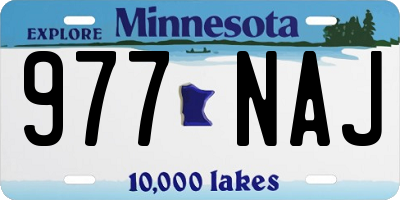 MN license plate 977NAJ