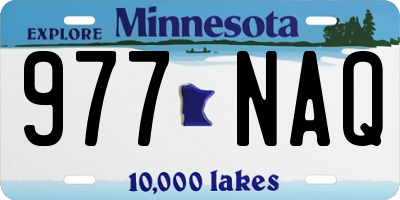 MN license plate 977NAQ