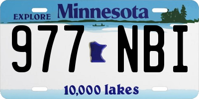 MN license plate 977NBI
