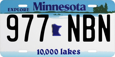 MN license plate 977NBN