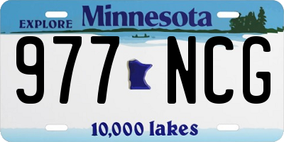 MN license plate 977NCG