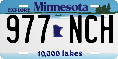 MN license plate 977NCH