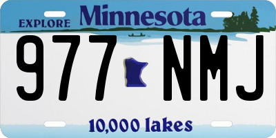 MN license plate 977NMJ
