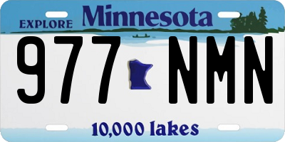 MN license plate 977NMN