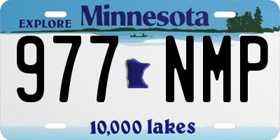 MN license plate 977NMP