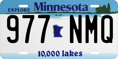 MN license plate 977NMQ
