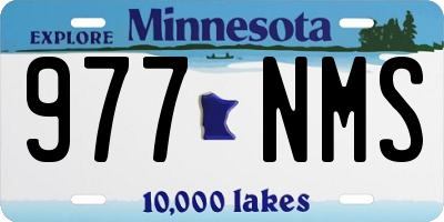 MN license plate 977NMS