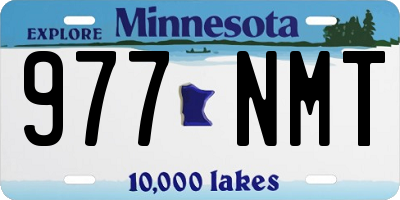 MN license plate 977NMT