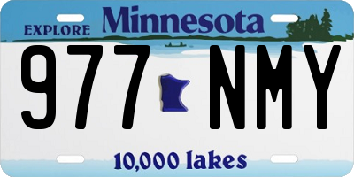 MN license plate 977NMY