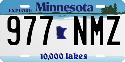 MN license plate 977NMZ