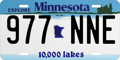 MN license plate 977NNE