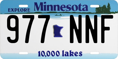 MN license plate 977NNF