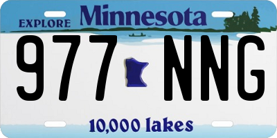 MN license plate 977NNG