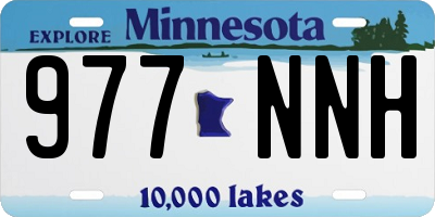 MN license plate 977NNH