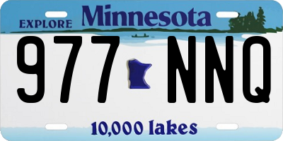 MN license plate 977NNQ