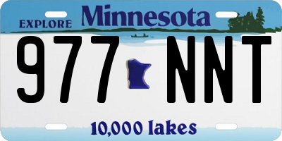 MN license plate 977NNT