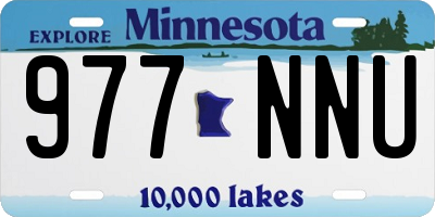 MN license plate 977NNU