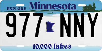MN license plate 977NNY