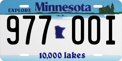 MN license plate 977OOI