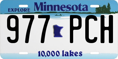 MN license plate 977PCH