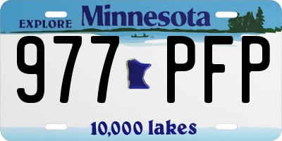 MN license plate 977PFP