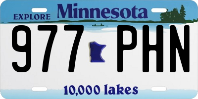 MN license plate 977PHN