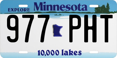 MN license plate 977PHT
