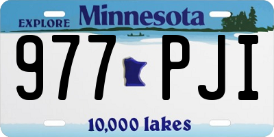 MN license plate 977PJI
